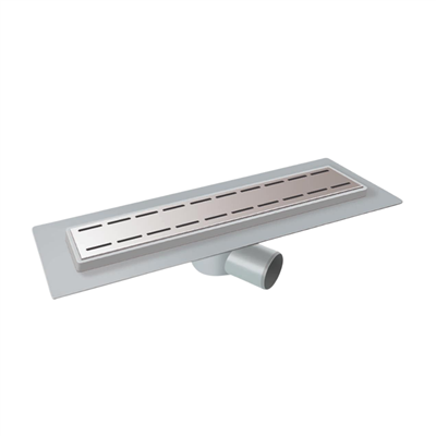 Mesa Teknik 40cm Seramik Seviyeli Eko Gövde 360° Dönerli Duş Kanalı Süzgeci Ø 50 mm