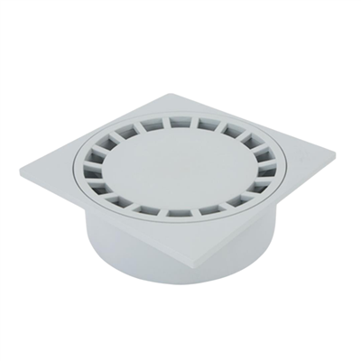 Mesa Teknik Sert Plastik Teras Süzgeçi 25x25 Alt Çıkış Ø 100 mm