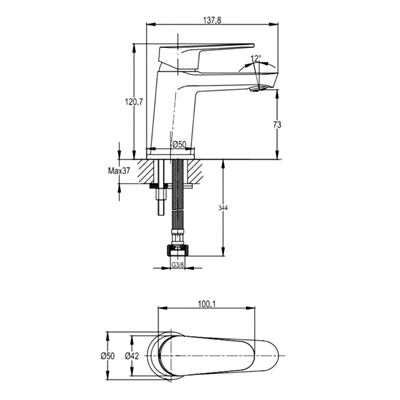 Punto 201 Lavabo Bataryası A43741