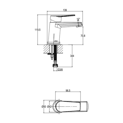 Punto 301 Lavabo Bataryası A43745