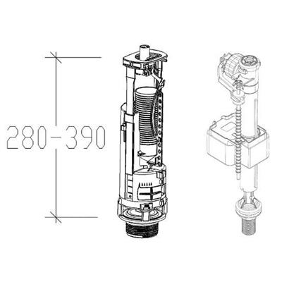 Siamp 49/101 Optima Çift Kademeli Rezervuar İç Takım