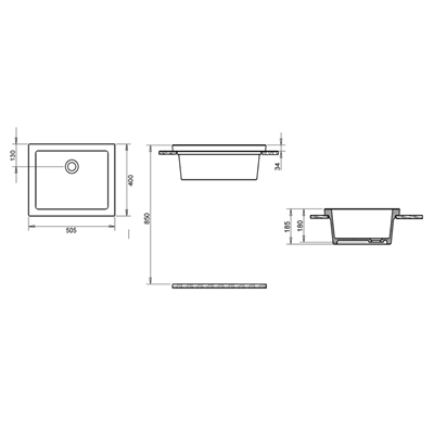 Turavit Eviye 40*50 cm Lavabo