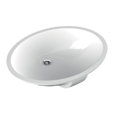 Turavit Hilton 37*47 cm Oval Tezgah Altı Lavabo
