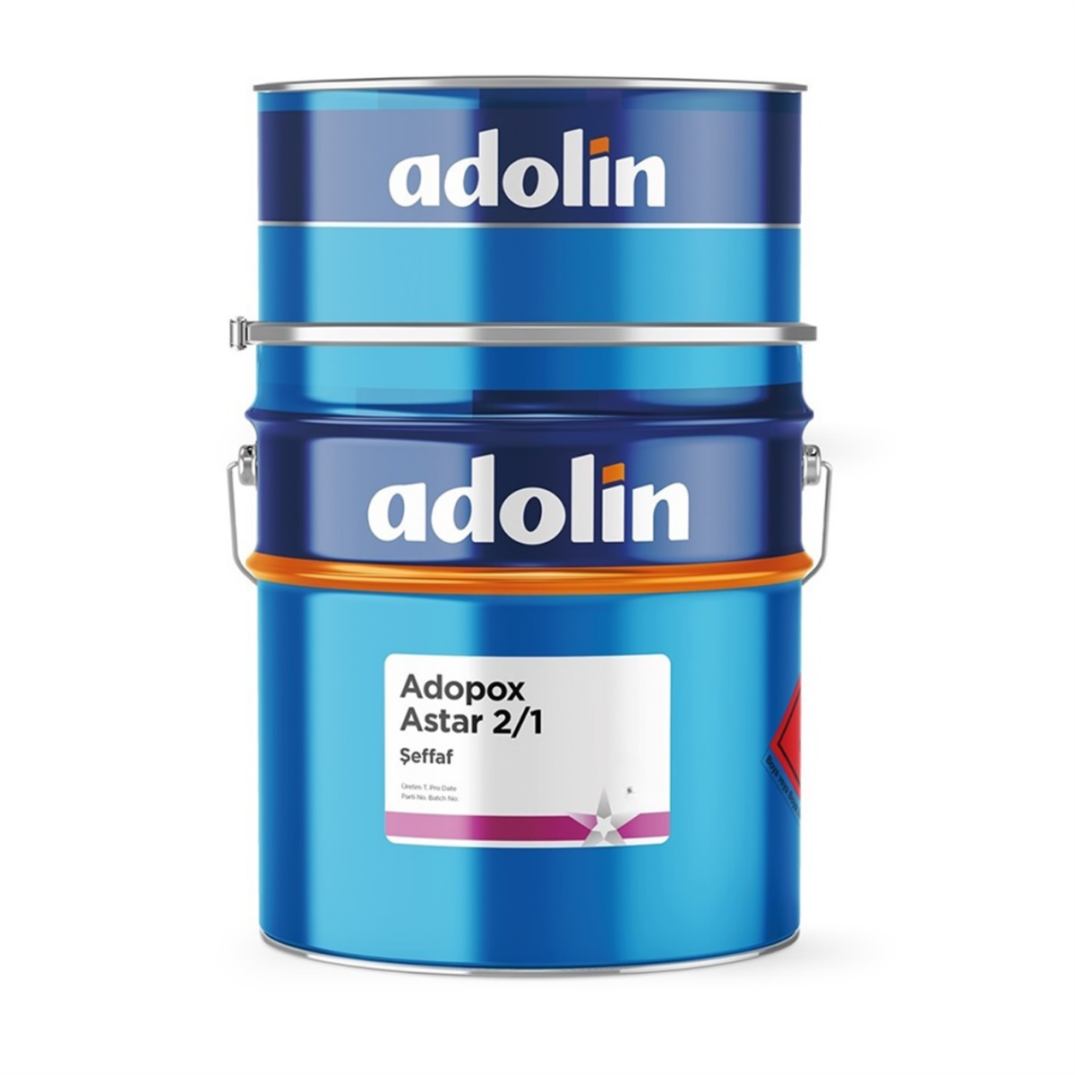 Adolin Adapox Astar 1/2 Solventsiz Epoksi Zemin Astarı Şeffaf 12 Kg