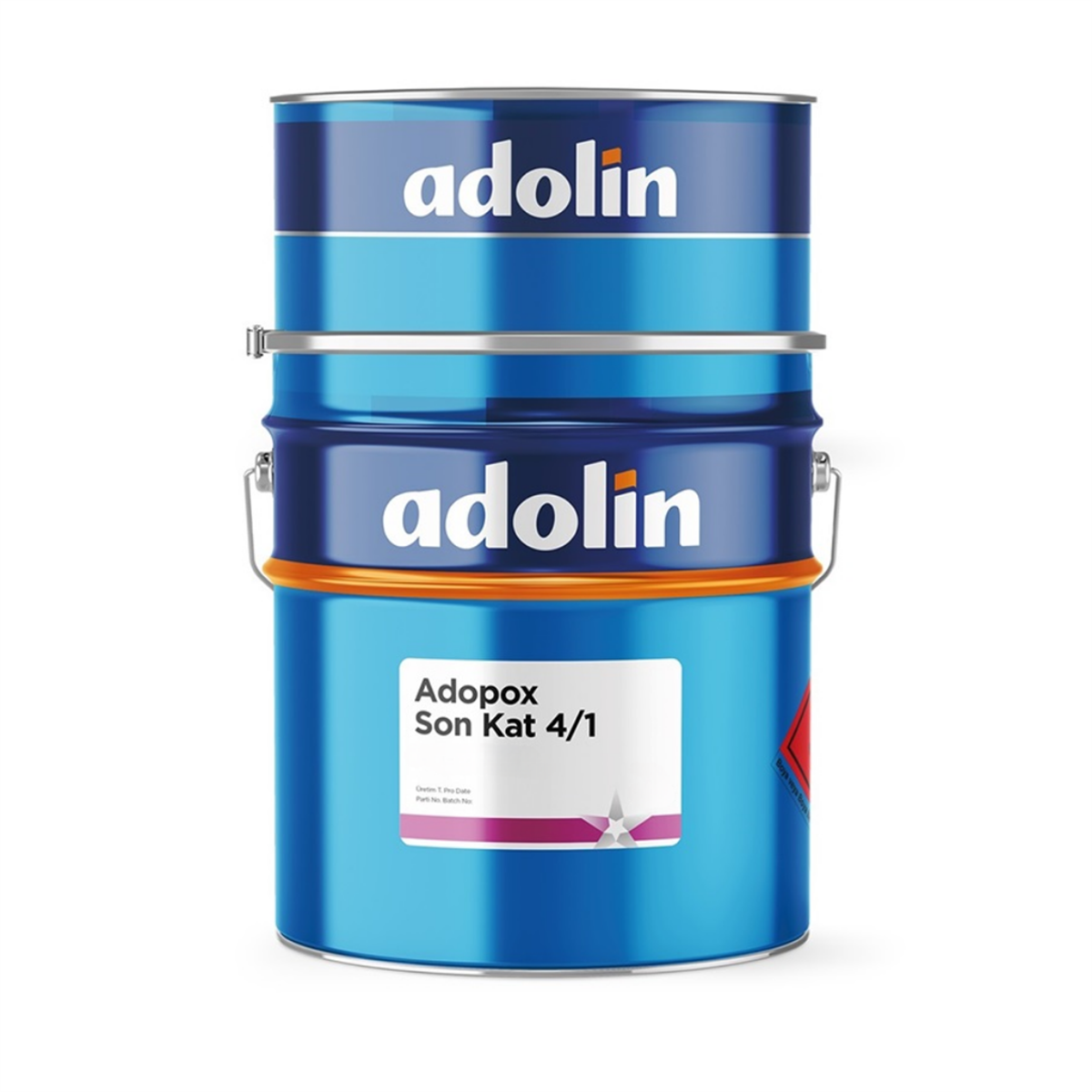 Adolin Adapox Son Kat 4/1 Solventsiz Epoksi Zemin Kaplaması A+B Takım 2,5 Kg (Gri-RAL7004)