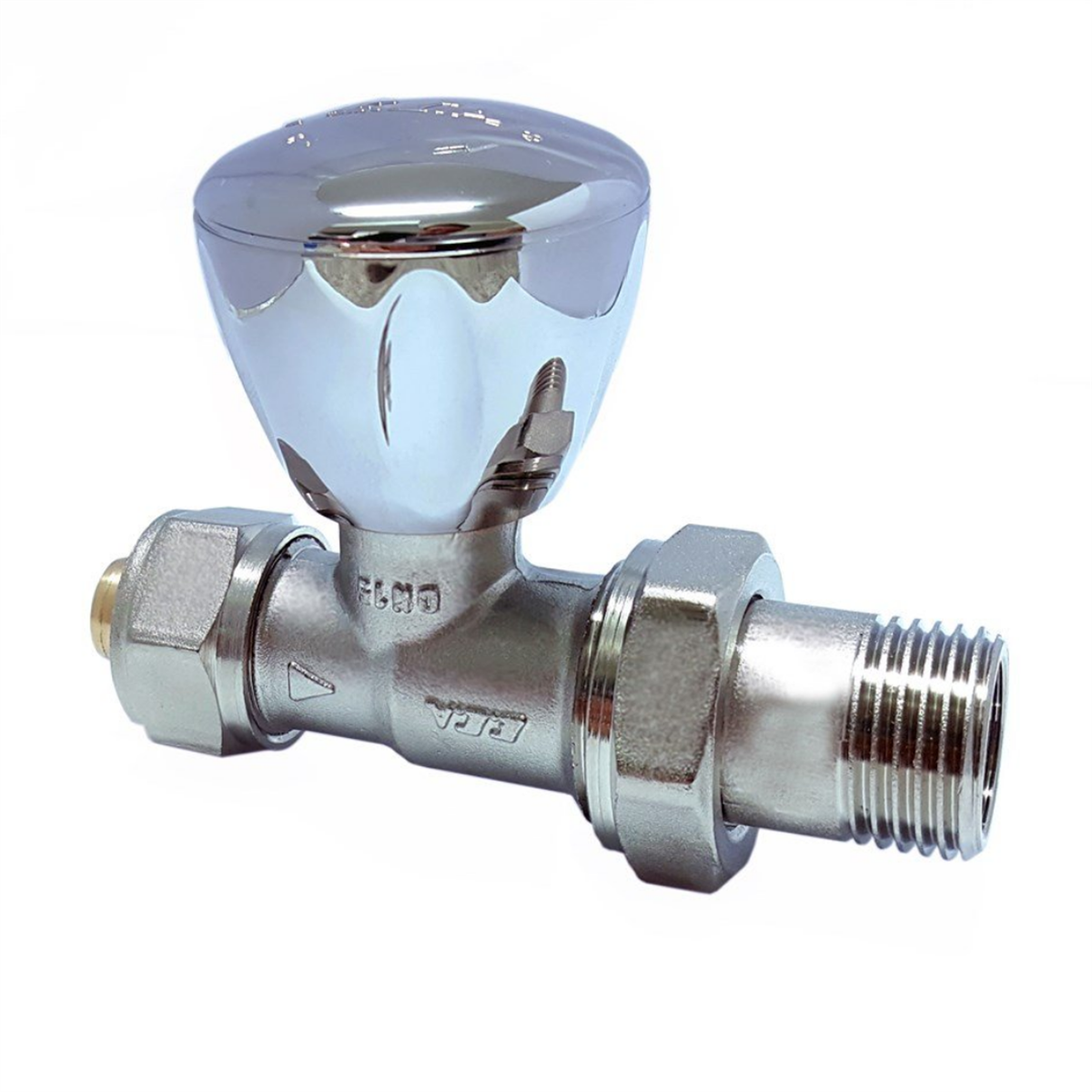 ECA 1/2 Krom PEX Düz Radyatör Valfi Vanası RV3