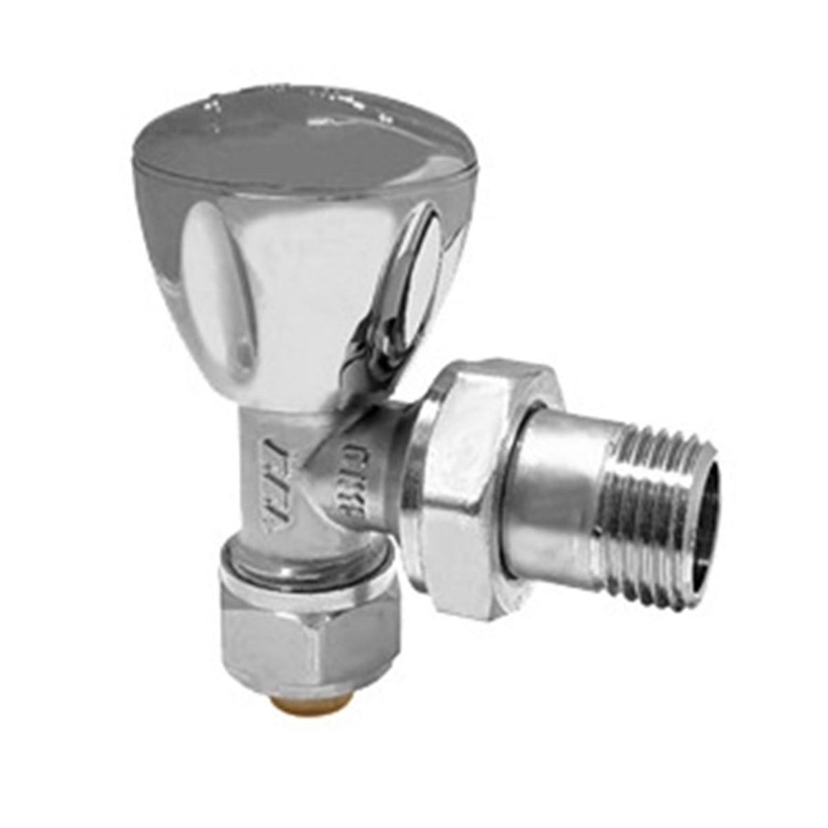 ECA 1/2 Krom PEX Köşe Radyatör Valfi Vanası RV3