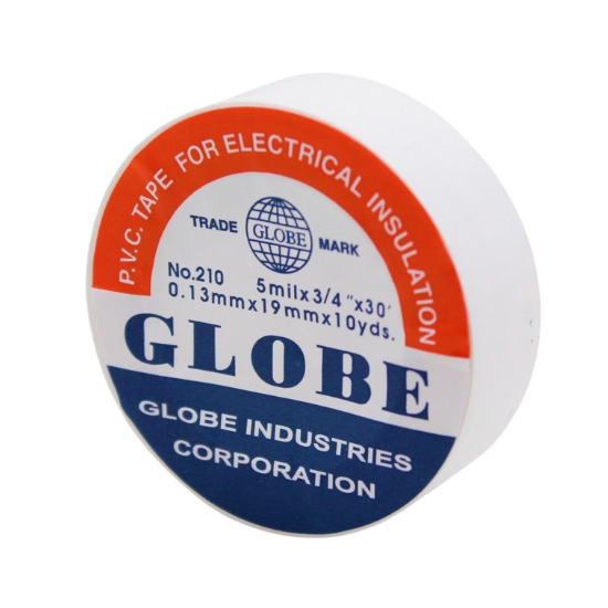 Globe Beyaz İzole Elektrik Bandı 12 mt