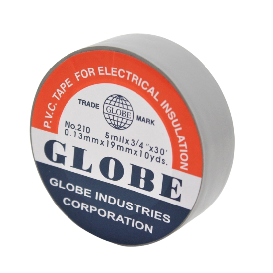 Globe Gri İzole Elektrik Bandı 12 mt