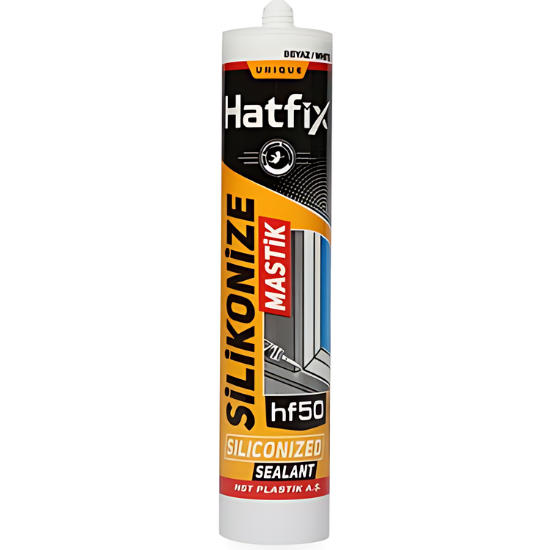 Hatfix Siyah Silikonize Mastik 500 gr