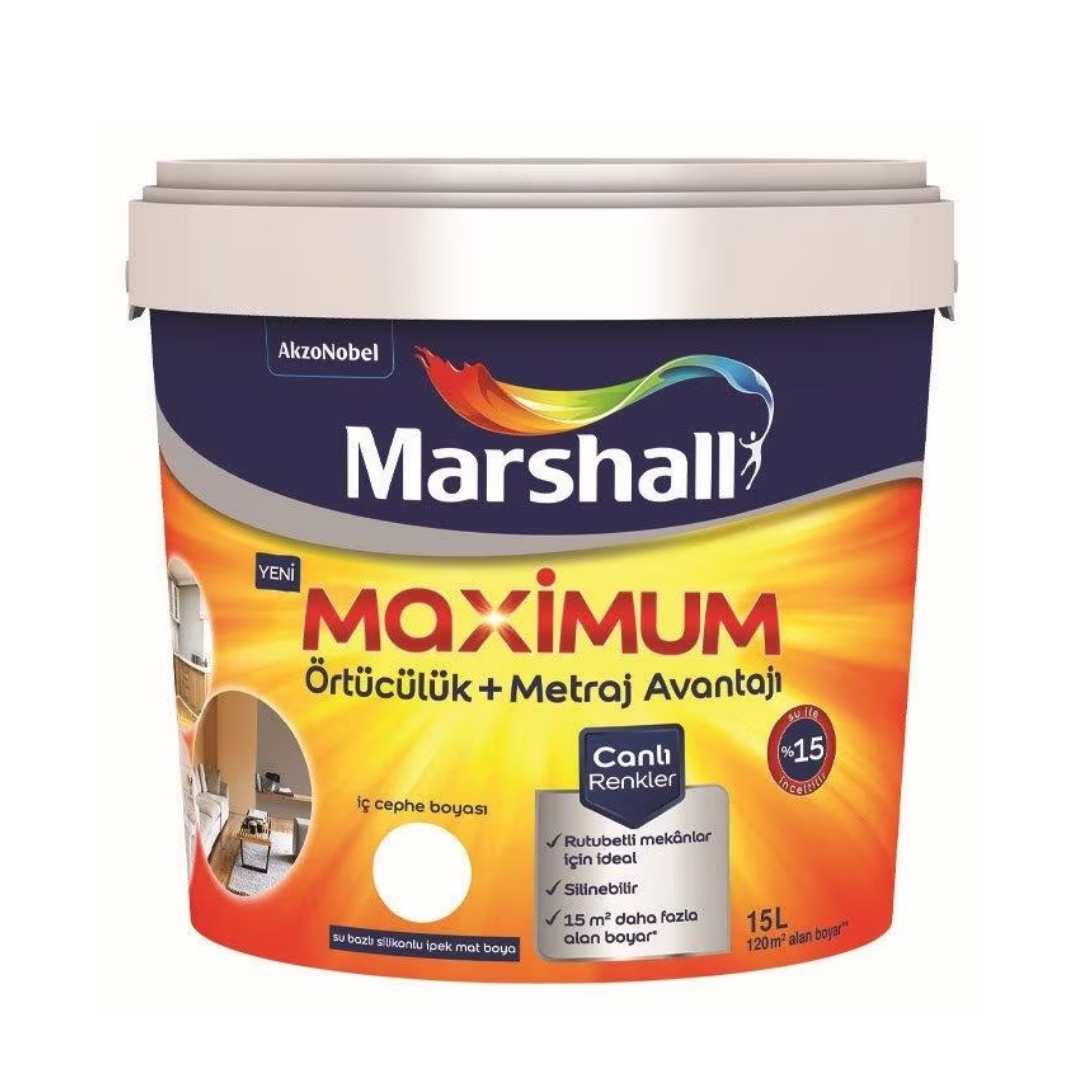 Marshall Maximum Silikonlu İpek Mat 2,5 L