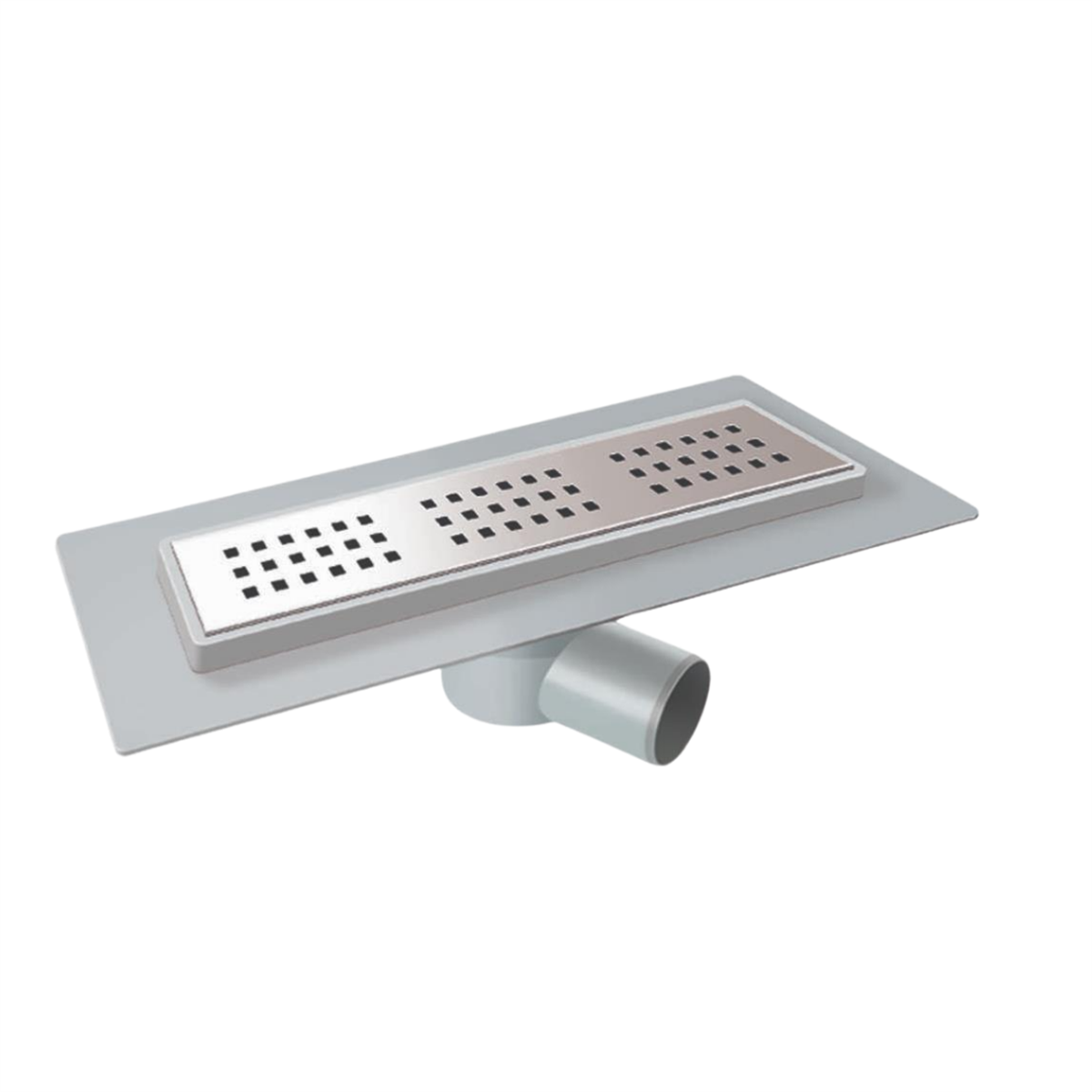 Mesa Teknik 33cm Seramik Seviyeli Eko Gövde 360° Dönerli Duş Kanalı Süzgeci Ø 50 mm