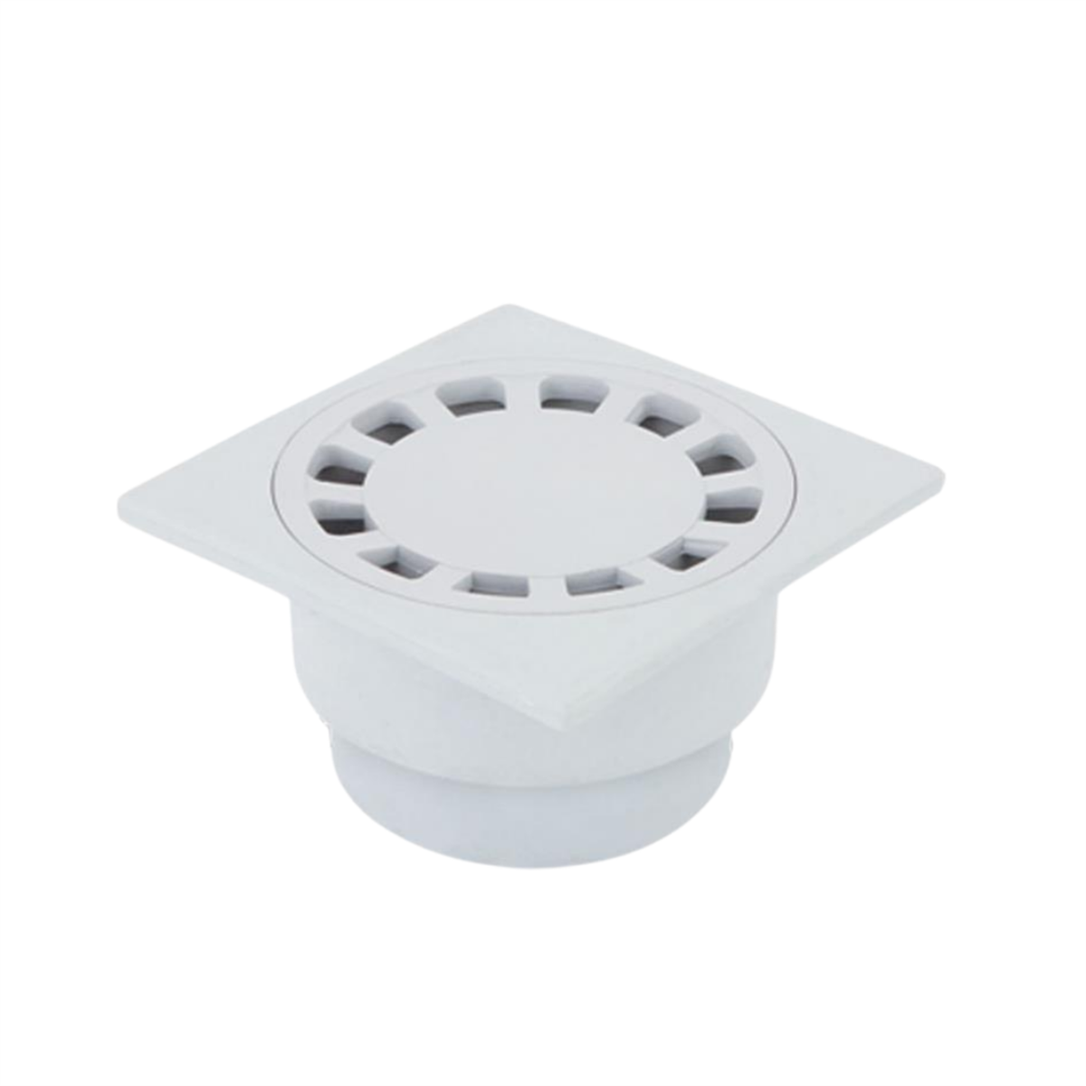 Mesa Teknik Sert Plastik Teras Süzgeçi 15x15 Alt Çıkış Ø 100 mm