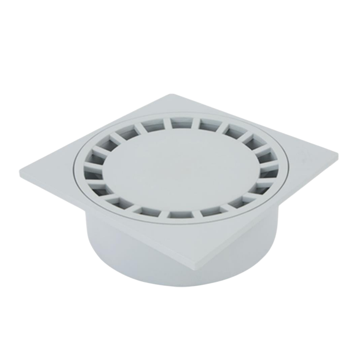 Mesa Teknik Sert Plastik Teras Süzgeçi 25x25 Alt Çıkış Ø 100 mm