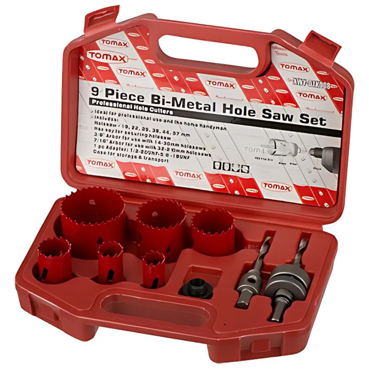 Tomax Bi-Metal Panç Takımı 13’lü Set (19-64 mm)