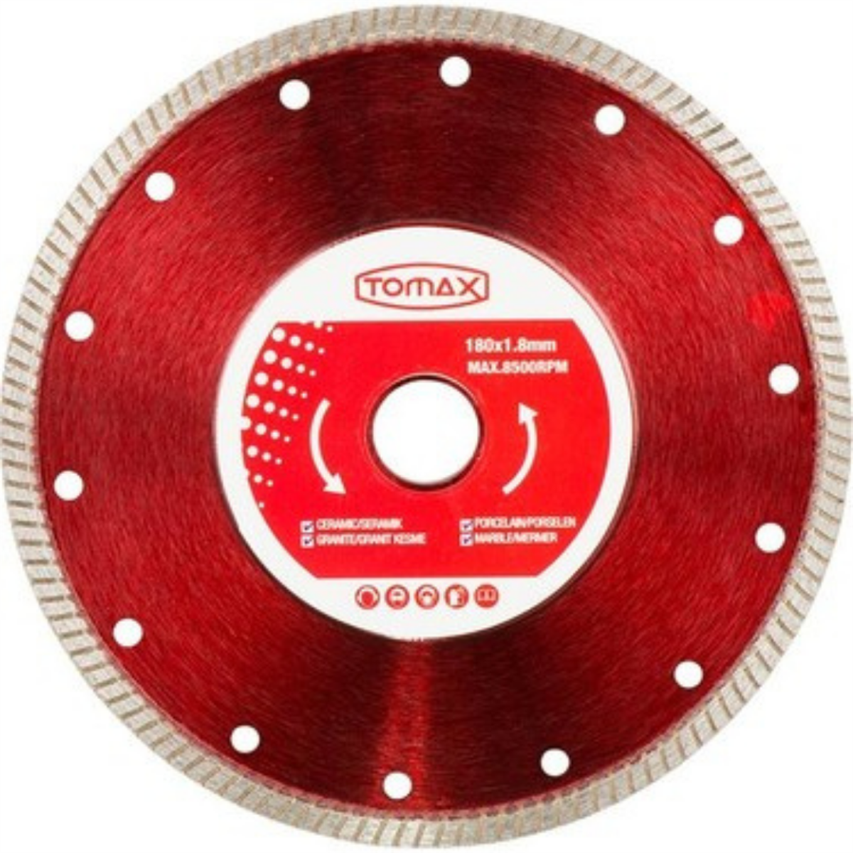 Tomax Hassas Seramik Fayans Kesici (İnce) 115x2,0x22 mm