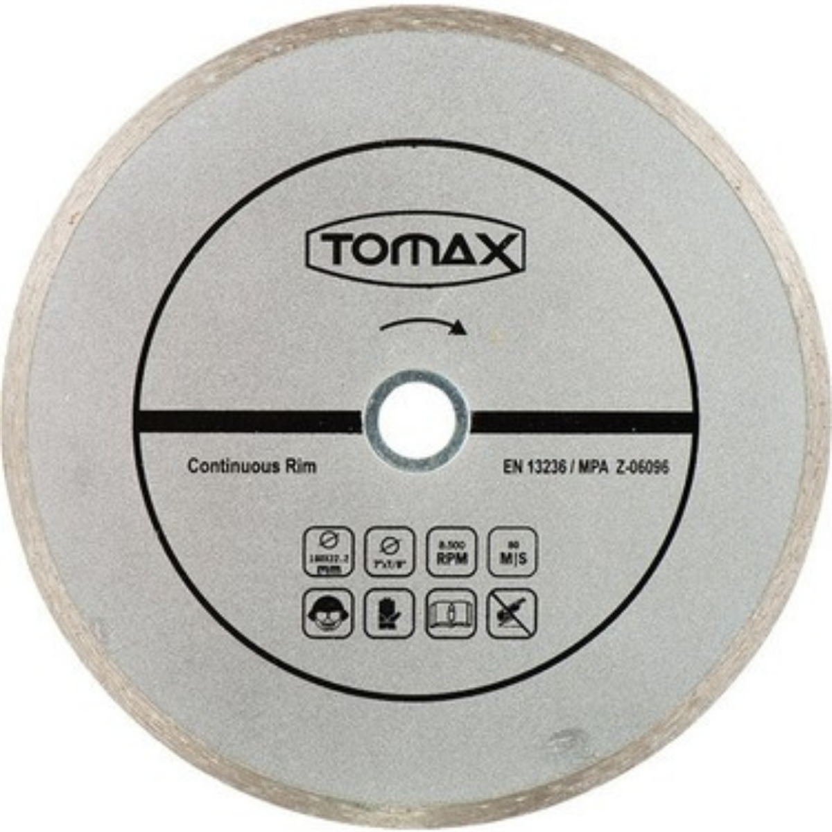 Tomax Sürekli Elmas - Fayans Kesici 230x2,4x22 mm