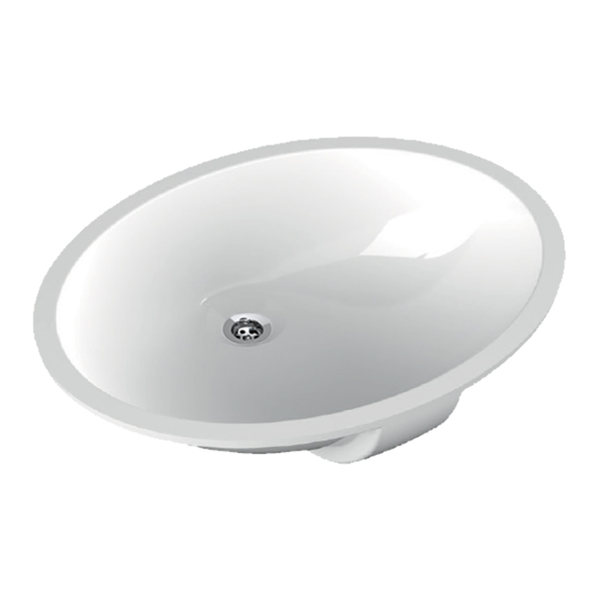 Turavit Hilton 37*47 cm Oval Tezgah Altı Lavabo
