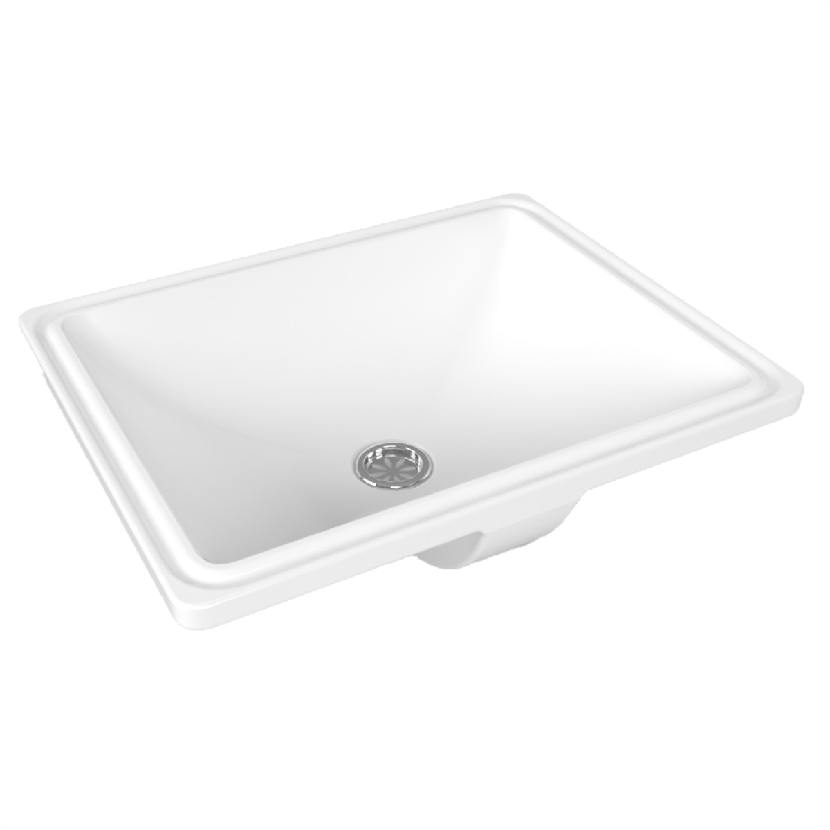 Turavit Hilton 41*52 cm Kare Tezgah Altı Lavabo