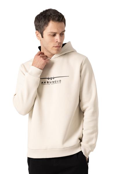 AKSUNGUR Tavizsiz Kapüşonlu Sweatshirt