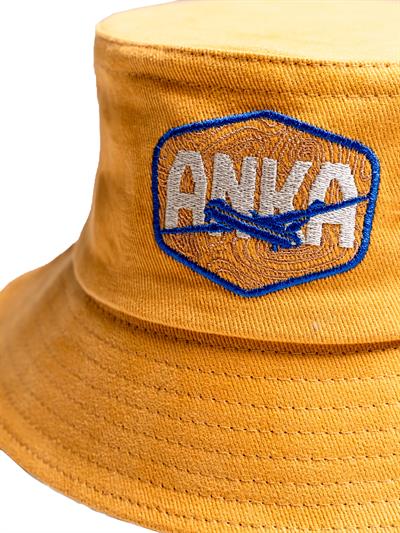 ANKA Nakışlı %100 Pamuk Bucket Şapka