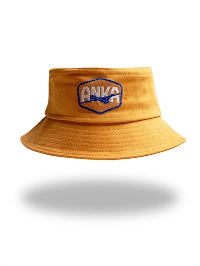 ANKA Nakışlı %100 Pamuk Bucket Şapka