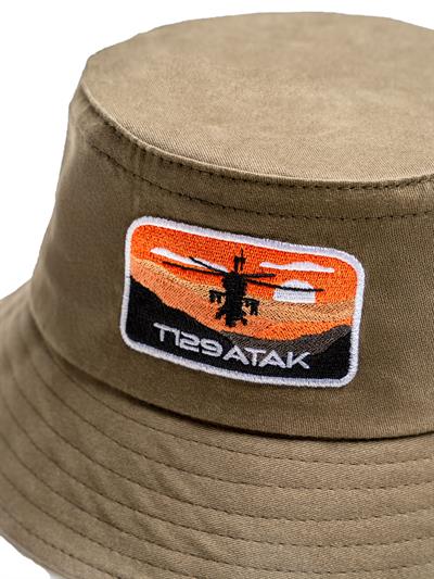 ATAK Nakışlı %100 Pamuk Bucket Şapka