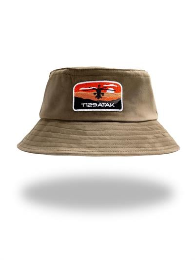 ATAK Nakışlı %100 Pamuk Bucket Şapka