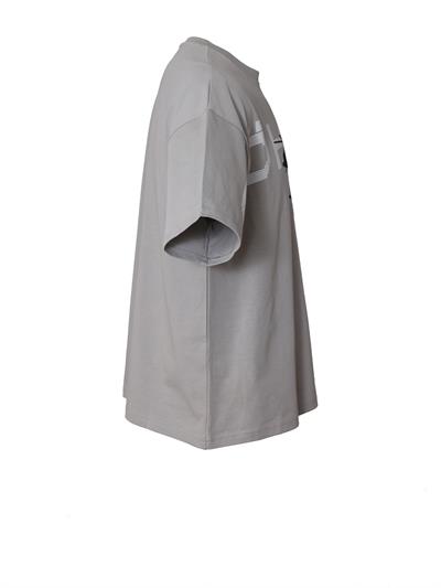 GÖKBEY Beyefendi Bisiklet Yaka Oversize %100 Pamuk Tişört