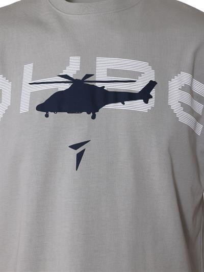 GÖKBEY Beyefendi Bisiklet Yaka Oversize %100 Pamuk Tişört