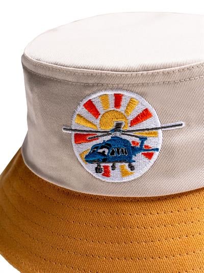 GÖKBEY Çocuk Nakışlı %100 Pamuk Bucket Şapka