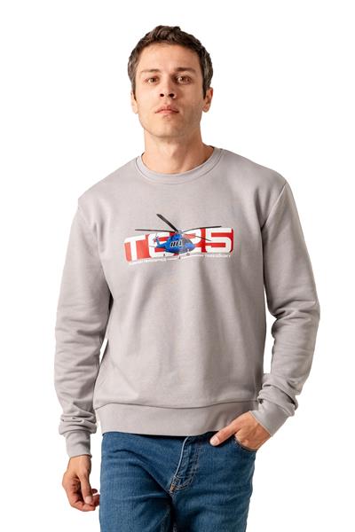 GÖKBEY Kırmızı Beyaz Sweatshirt