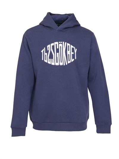 GÖKBEY Kuş Gözü Kapüşonlu Sweatshirt