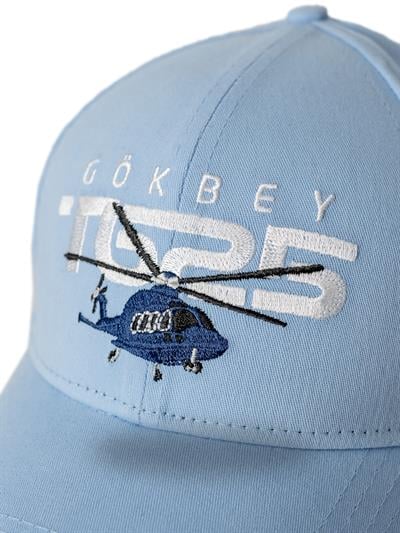 GÖKBEY Nakışlı %100 Pamuk Kep Şapka