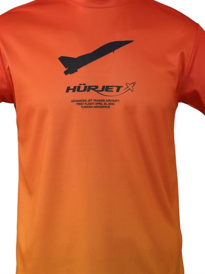 HÜRJET Gündönümü Bisiklet Yaka Dry Touch Tişört