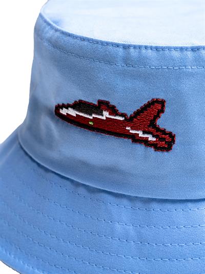 HÜRJET Nakışlı %100 Pamuk Bucket Şapka