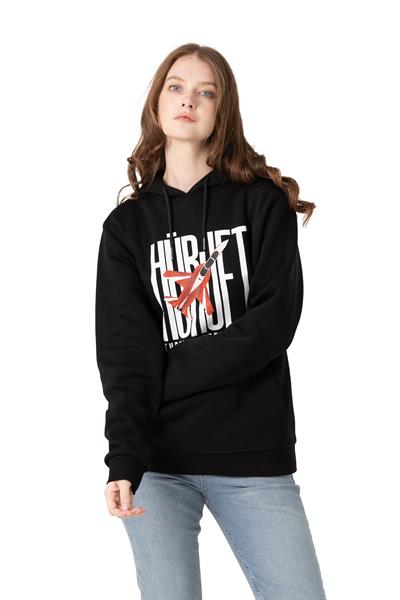 HÜRJET Vizyoner Kapüşonlu Sweatshirt