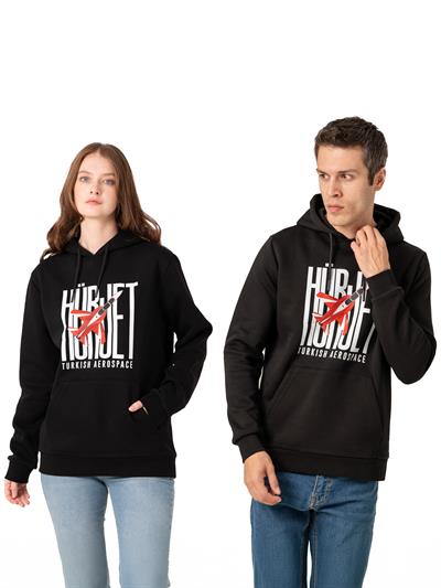 HÜRJET Vizyoner Kapüşonlu Sweatshirt