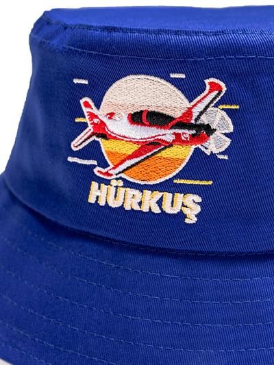 HÜRKUŞ Nakışlı %100 Pamuk Bucket Şapka