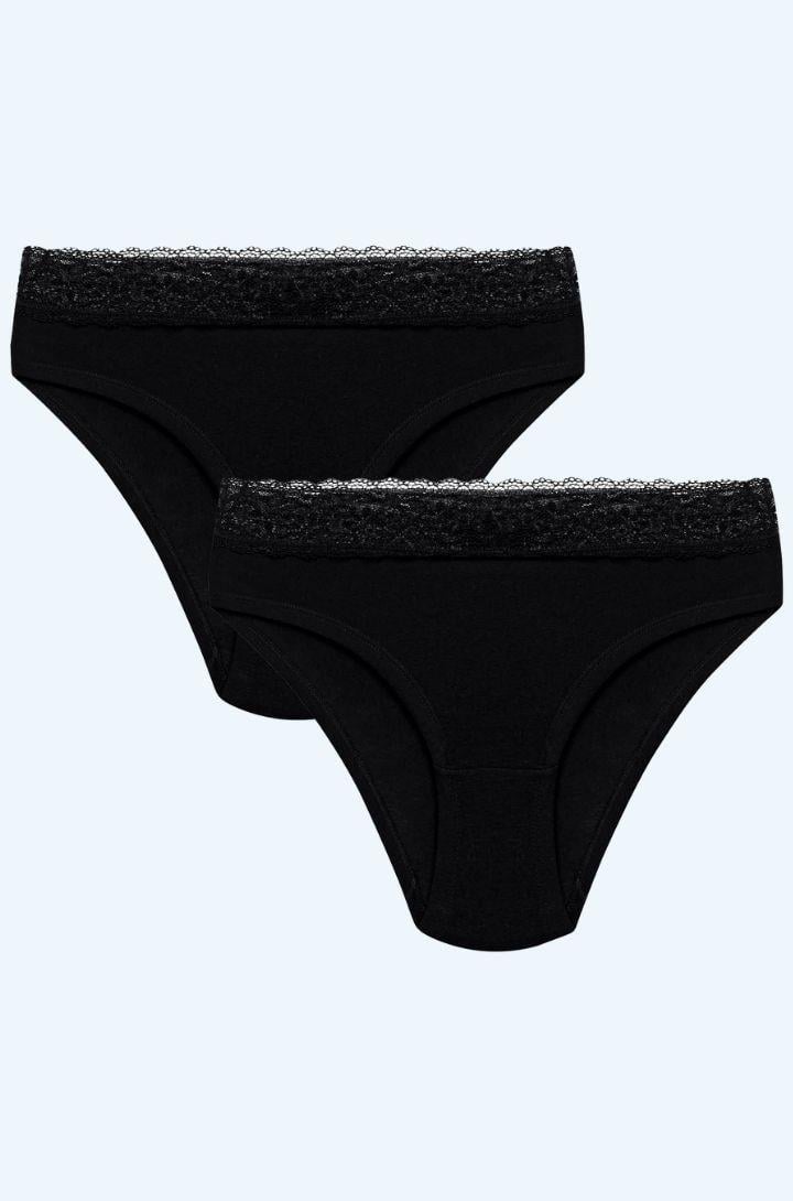 2'li Dantelli Hipster