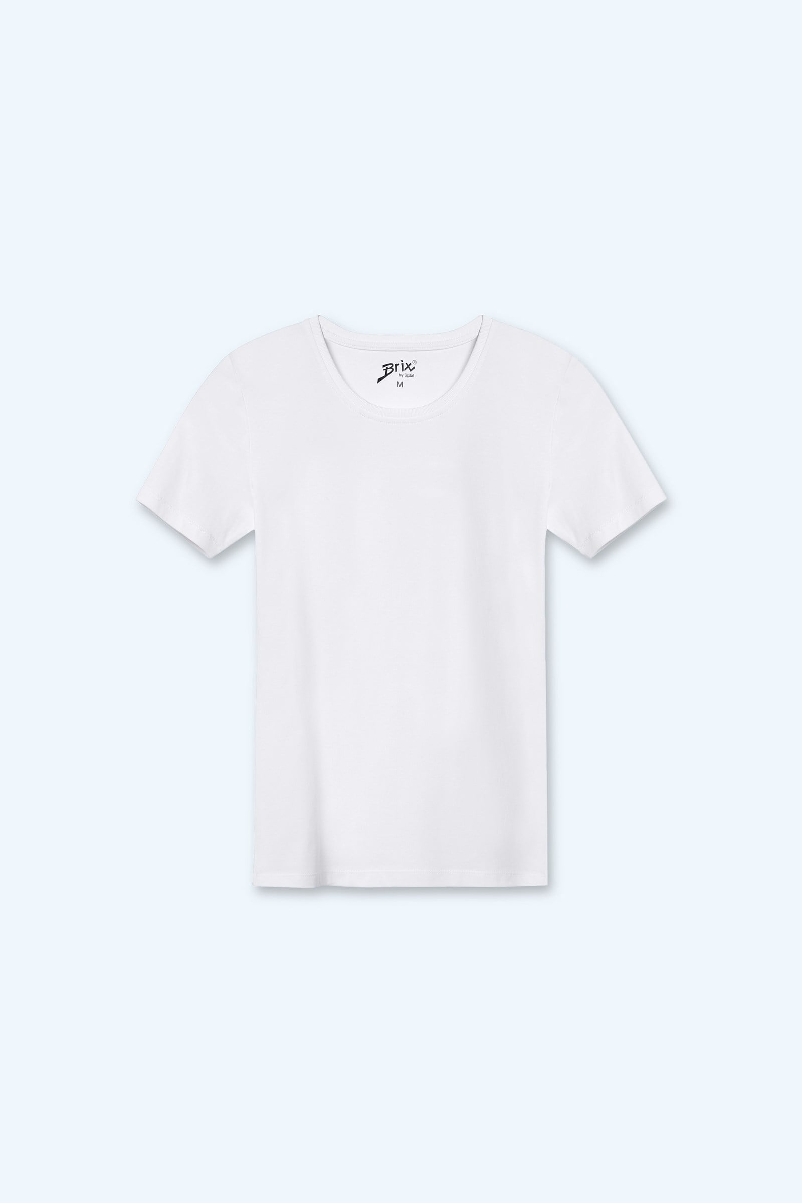 Brix 3519 Kadın Tekli Beyaz Renk T-Shirt