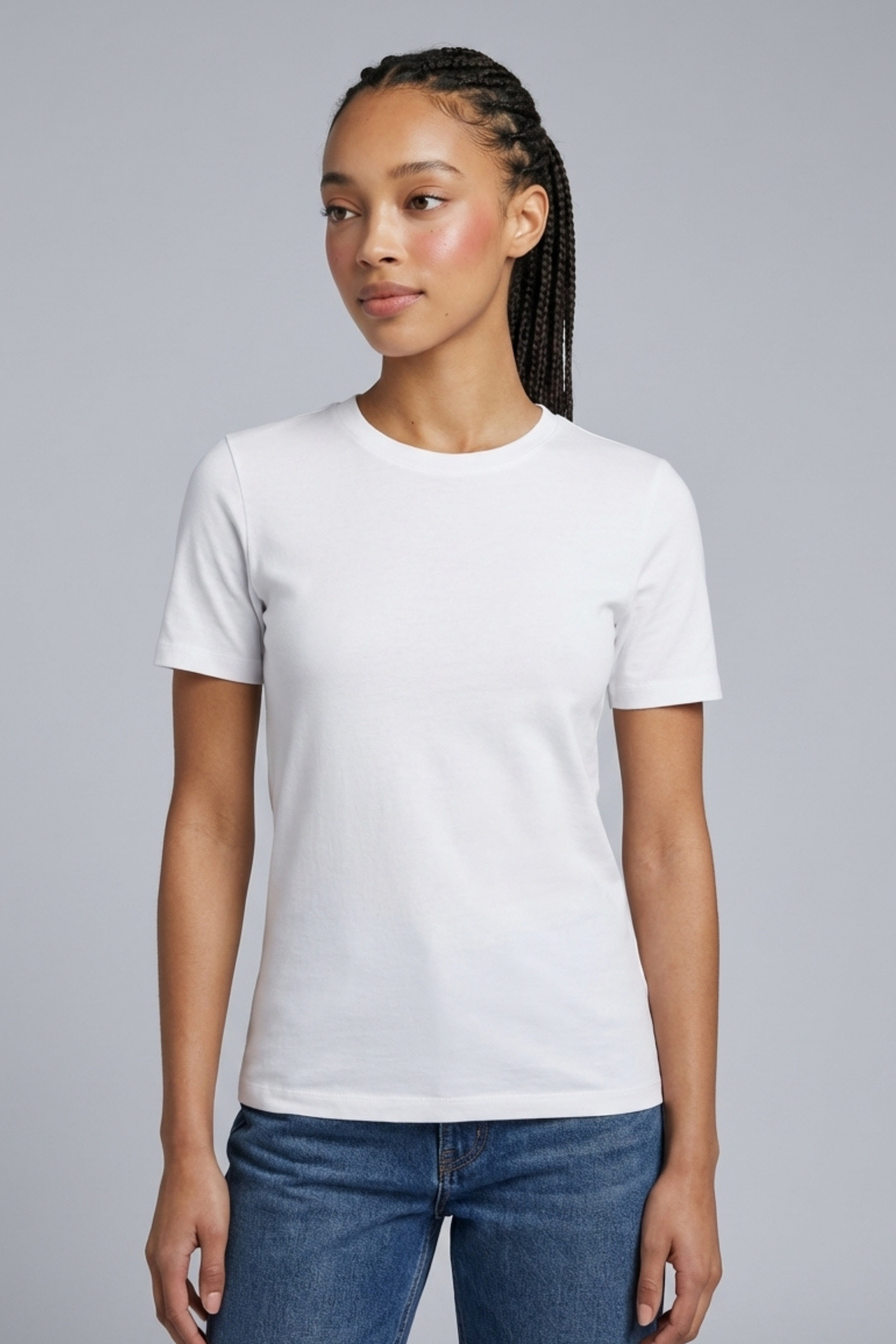 Brix 3546 Kadın Kısa Kollu Ribana T-shirt