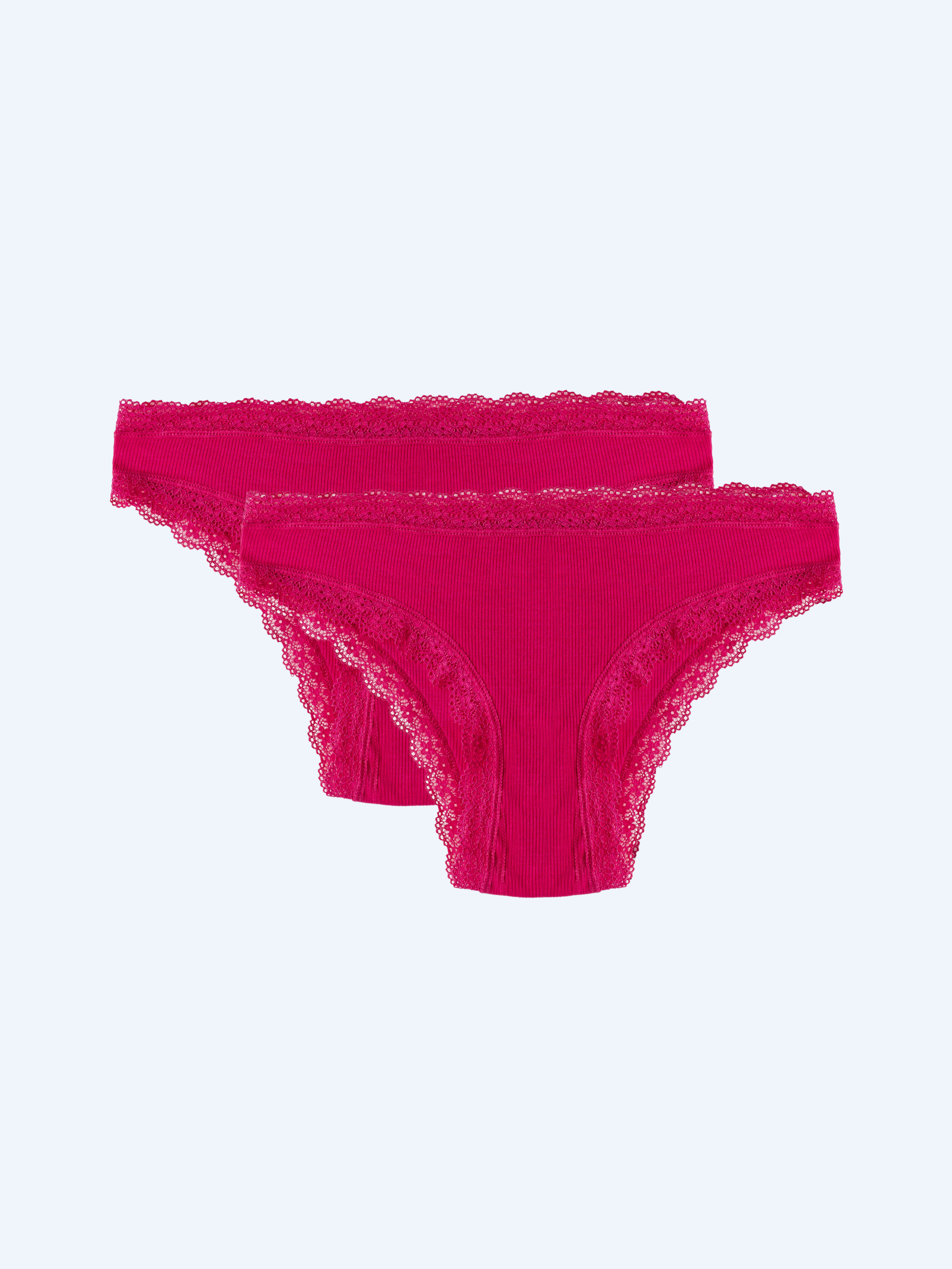Brix 4373 Kadın 2'Li Fuşya Renk Slip