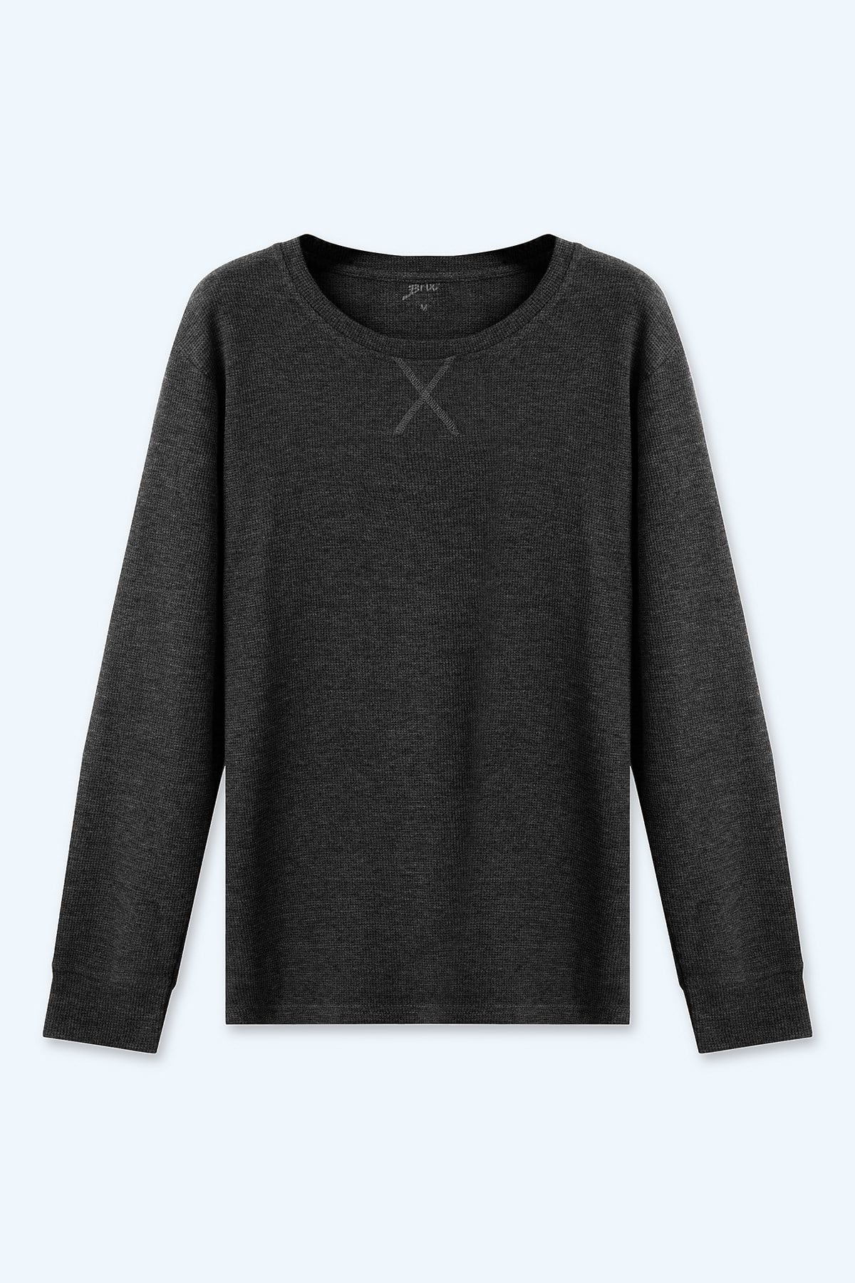 Brix Erkek Uzun Kollu Waffle T-Shirt 0544  Antrasit Renk