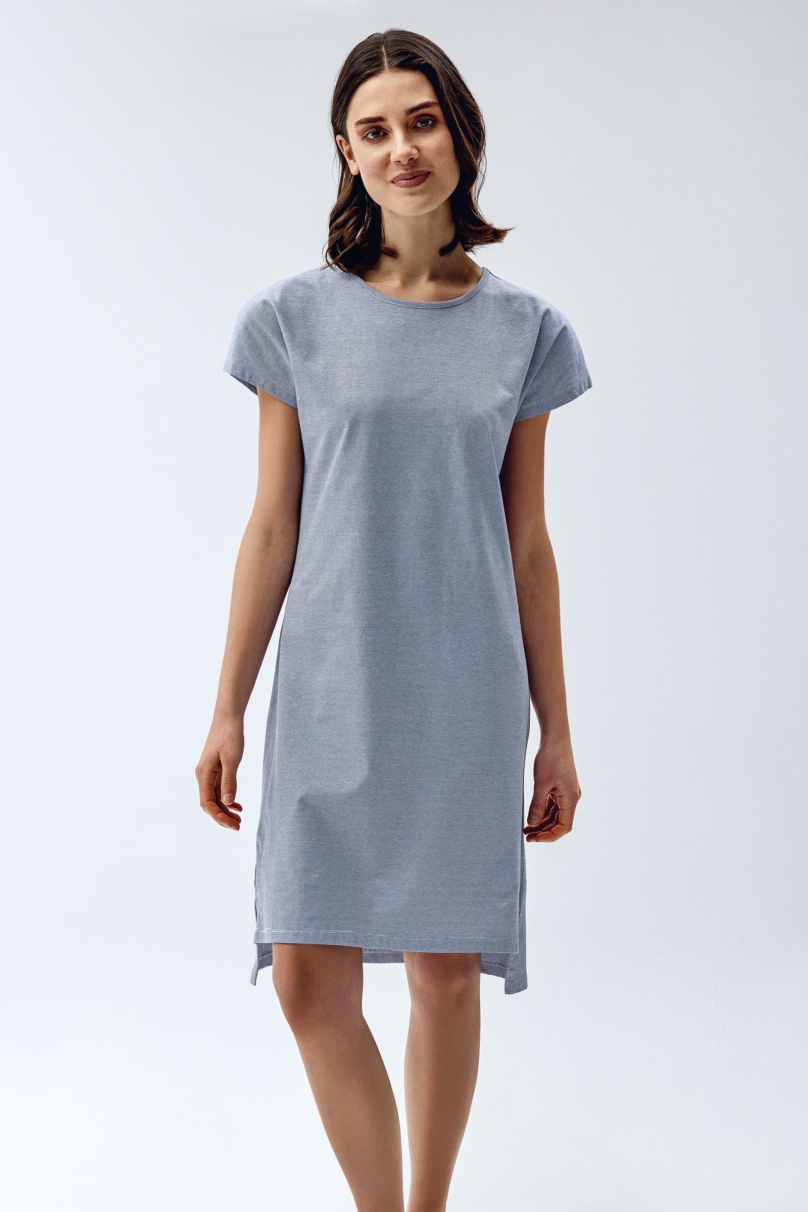 Brix Mavi Renk Kadın Gecelik