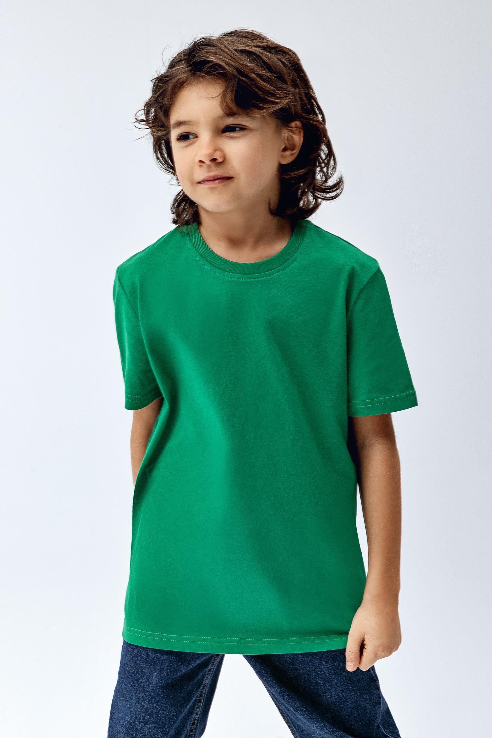Brix Yeşil Renk Erkek Çocuk T-Shirt