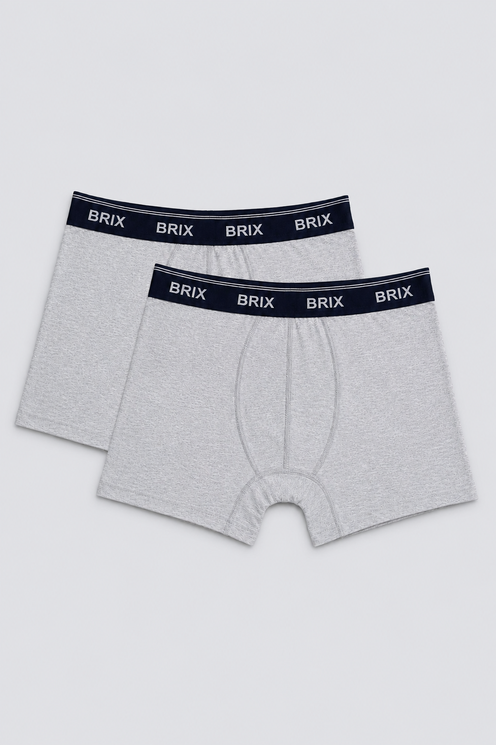 Erkek 2'li Boxer Gri Melanj