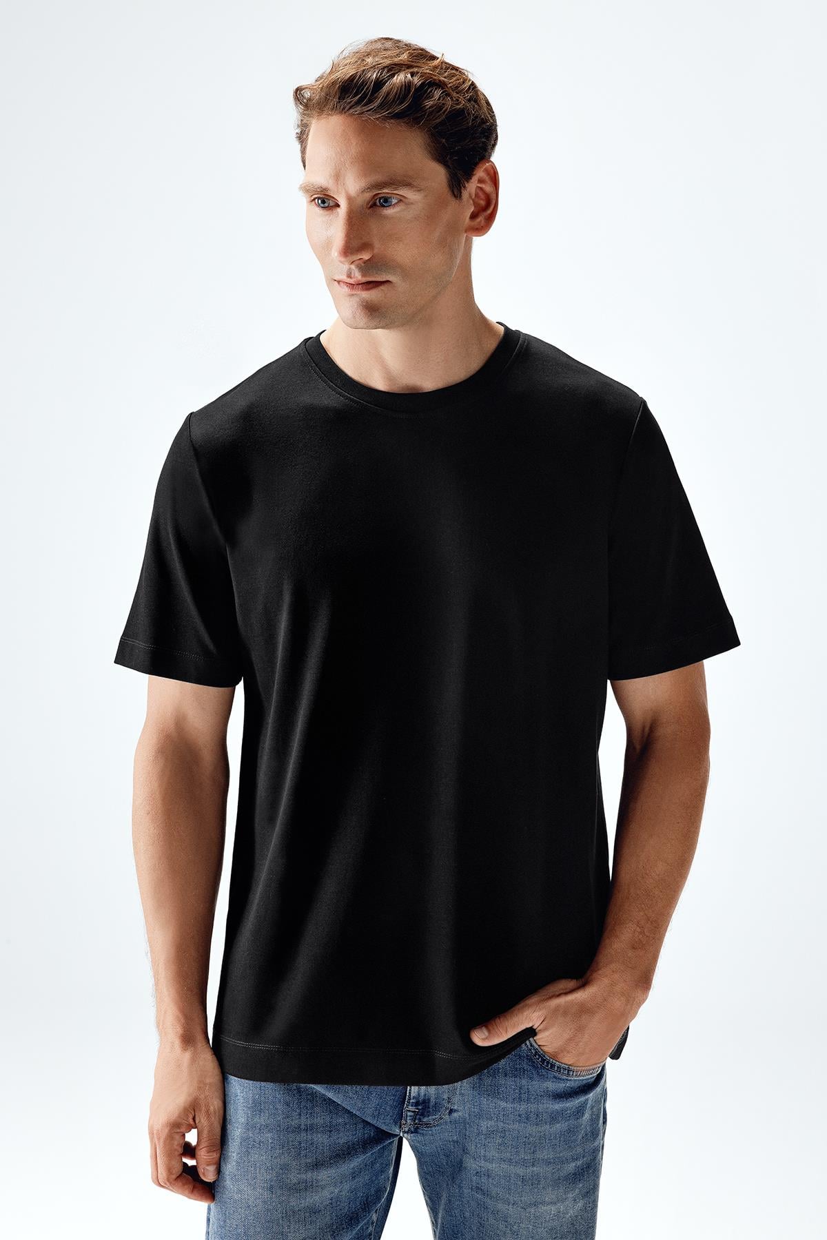 Erkek İnterlok Kısa Kollu T-shirt
