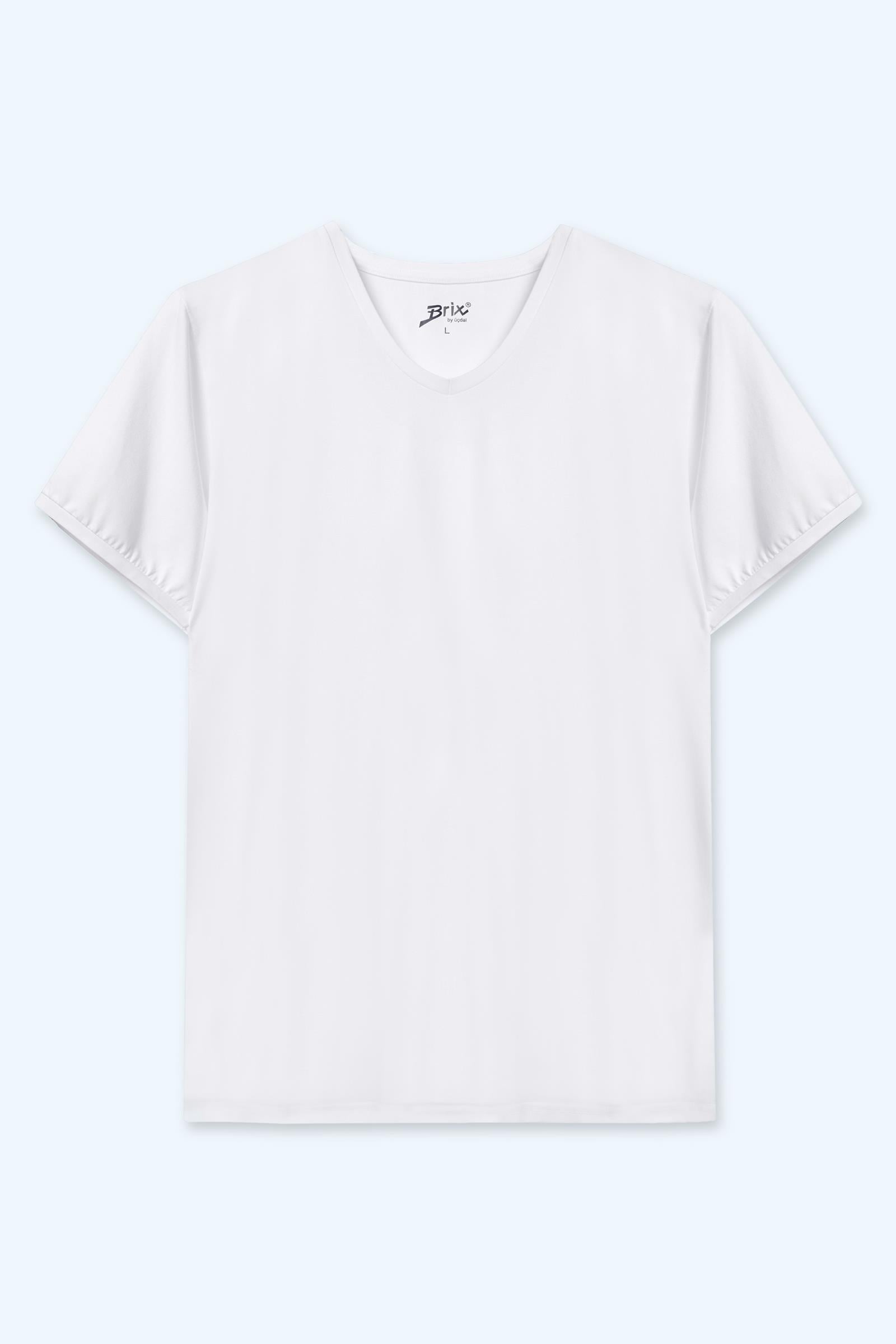 Erkek Modal V Yaka T-Shirt