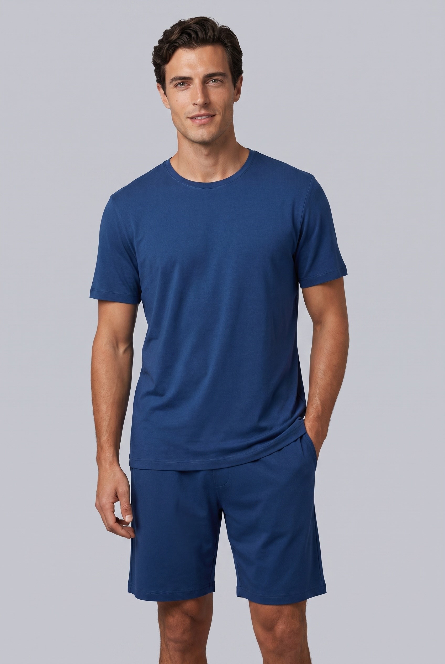 Erkek Pijama Takımı mavi